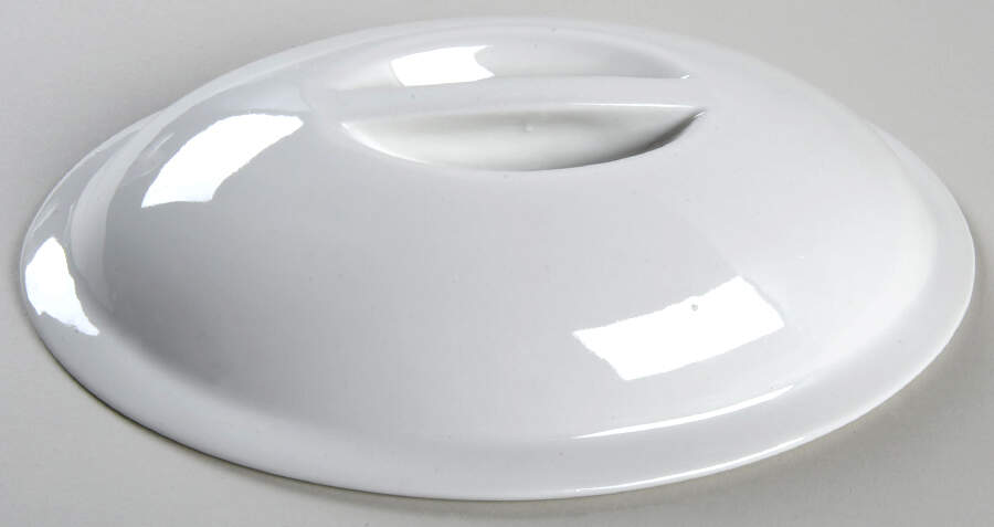 Culinaire White Lid for 9" Oval Casserole by Pillivuyt-1