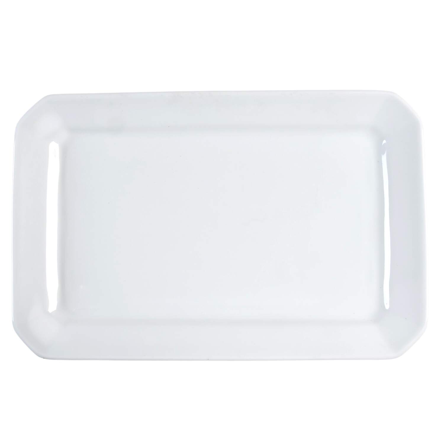 Culinaire White 14" Rectangular Serving Platter by Pillivuyt-1