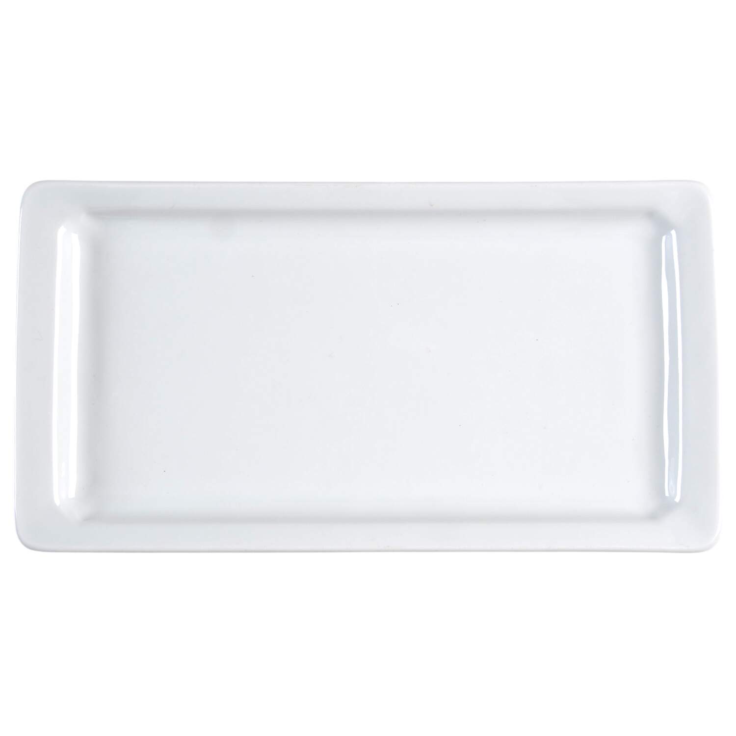 Culinaire White 11" Rectangular Serving Platter by Pillivuyt-1
