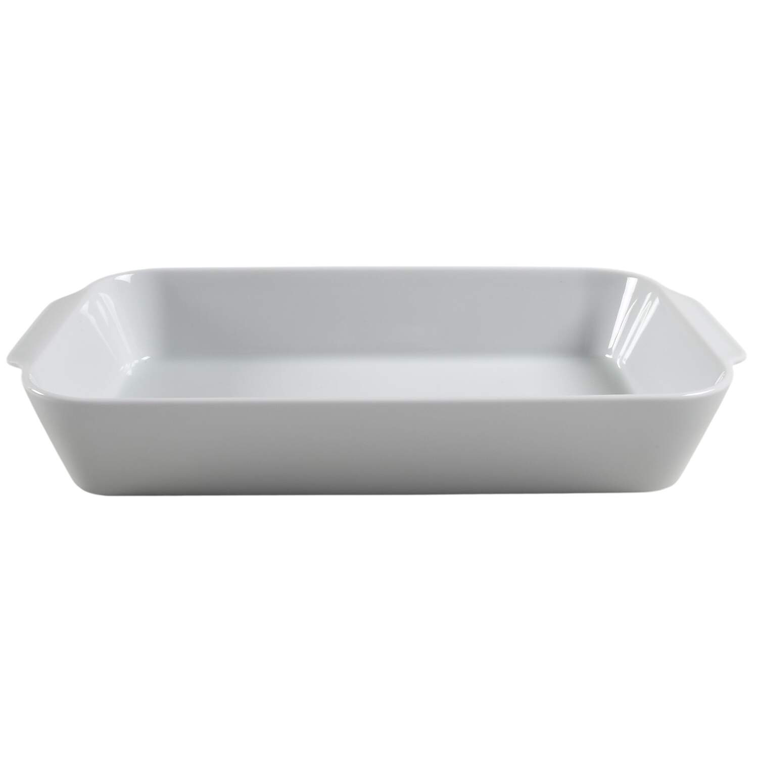 Culinaire White 13"  Rectangular Baker by Pillivuyt-1