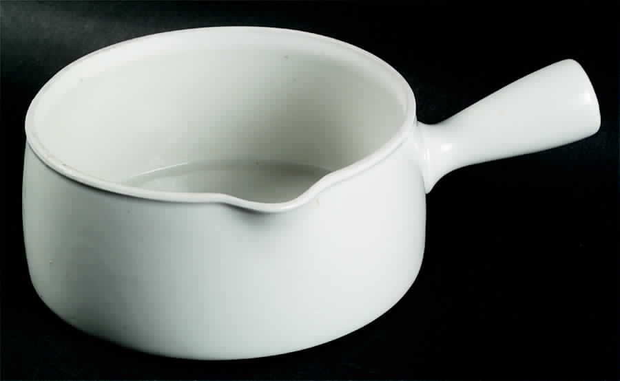 Culinaire White 1 Quart Saucepan No Lid by Pillivuyt-1