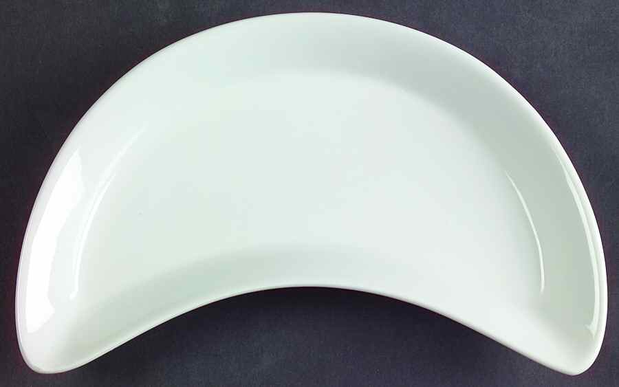 Culinaire White Crescent Salad Plate by Pillivuyt-1