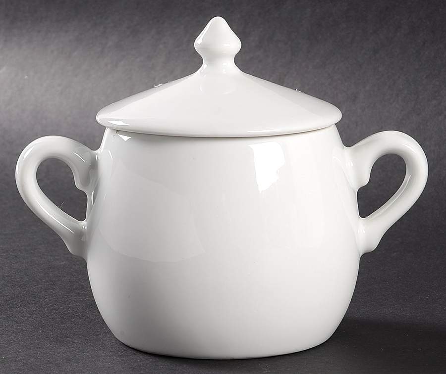 Culinaire White Large Handled Marmite & Lid by Pillivuyt-1