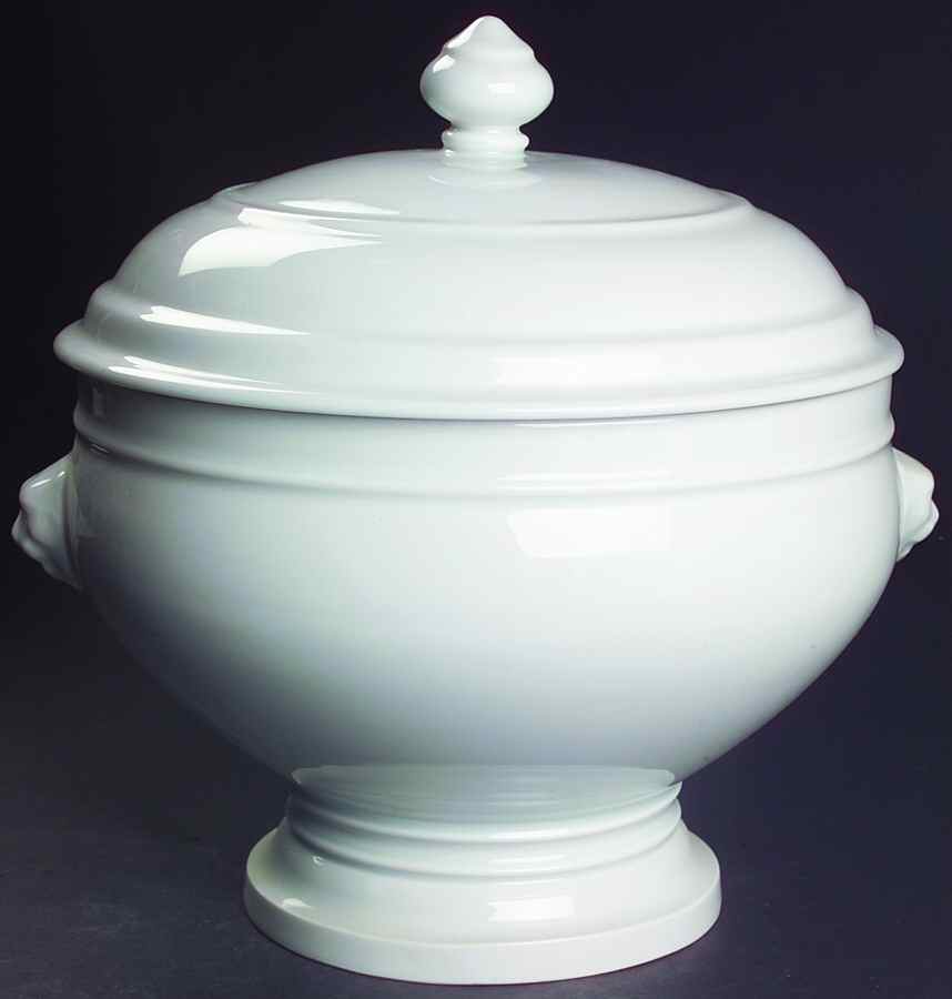 Culinaire White Tureen &  Lid by Pillivuyt-1
