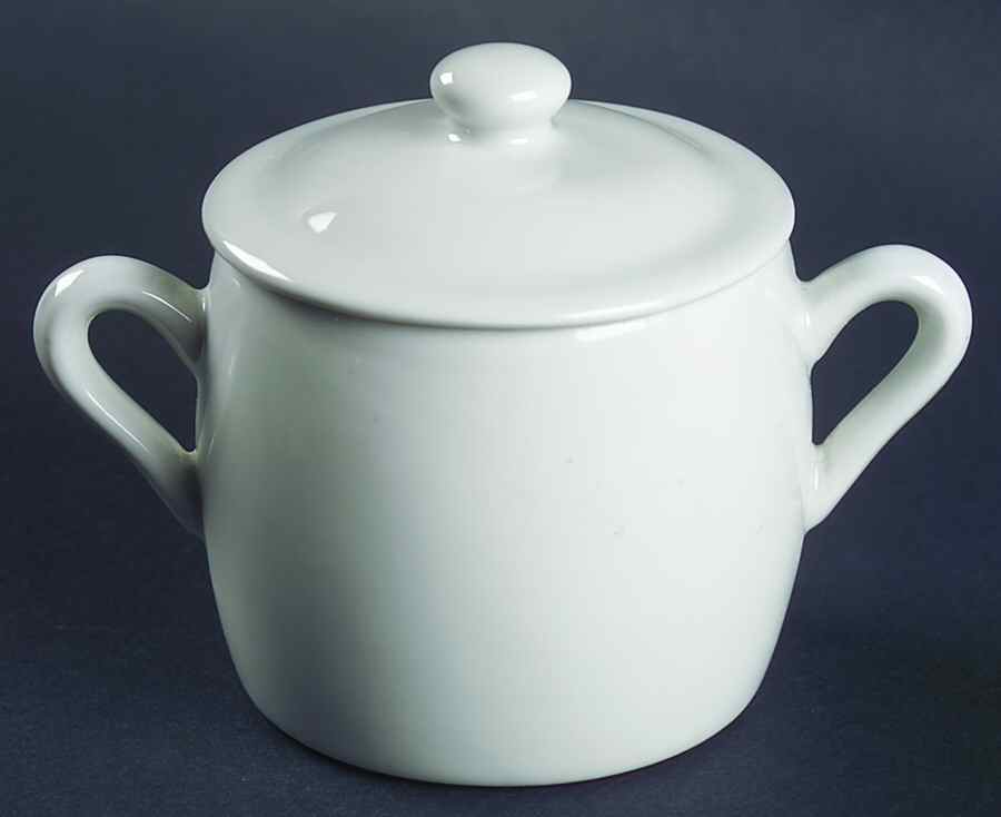 Culinaire White Handled Marmite & Lid by Pillivuyt-1