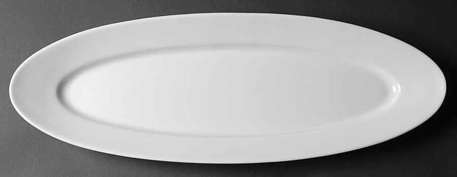 Culinaire White 23" Fish Platter by Pillivuyt-1