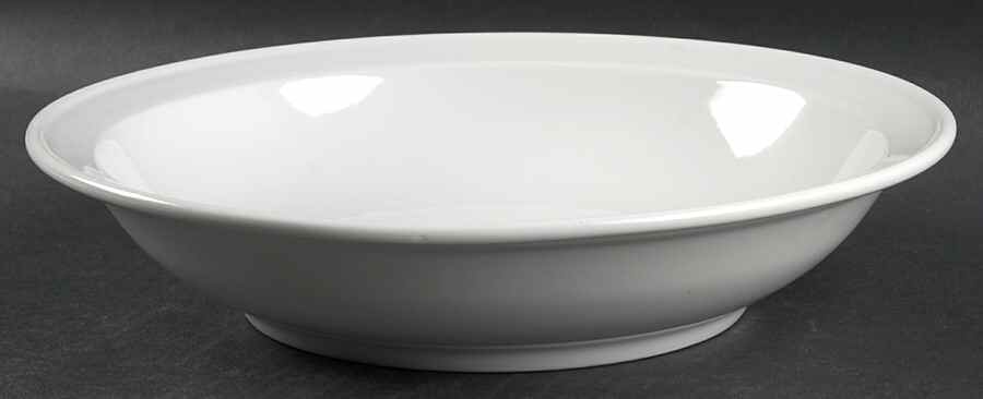 Culinaire White 11" Round Vegetable Bowl by Pillivuyt-1