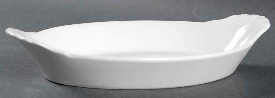 Culinaire White 9" Augratin by Pillivuyt-1