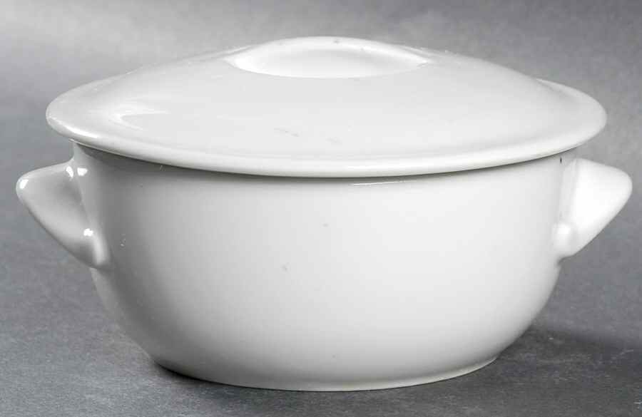 Culinaire White Individual Casserole & Lid by Pillivuyt-1