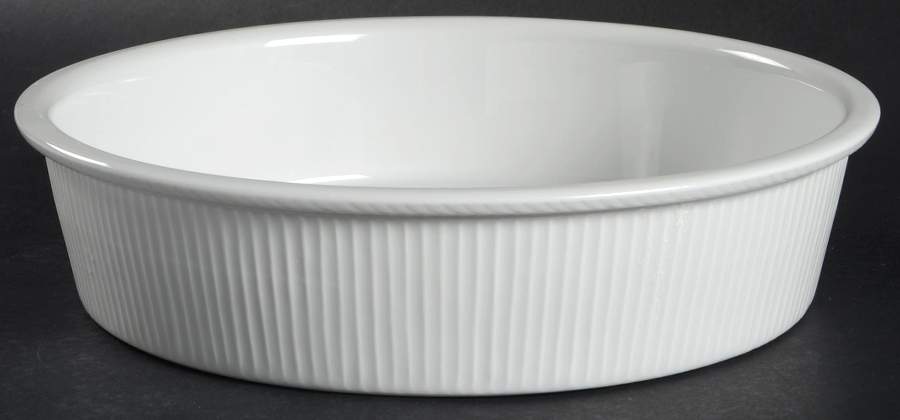 Culinaire White 9" Souffle by Pillivuyt-1