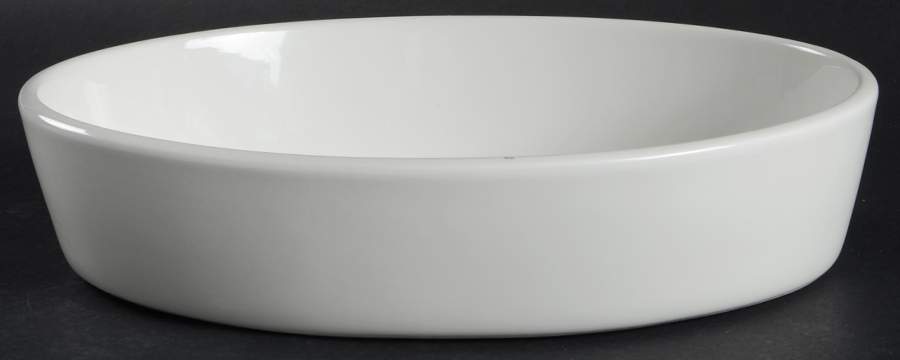 Culinaire White Small Deep Oval Baker by Pillivuyt-1