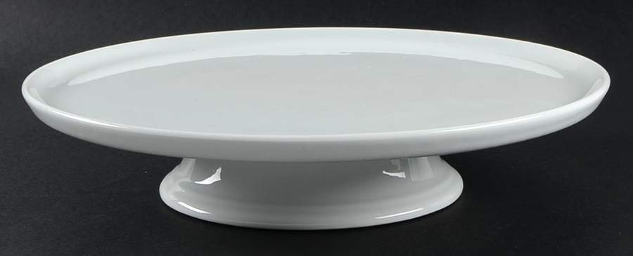 Culinaire White 11" Diameter Pedestal Cake Stand by Pillivuyt-1