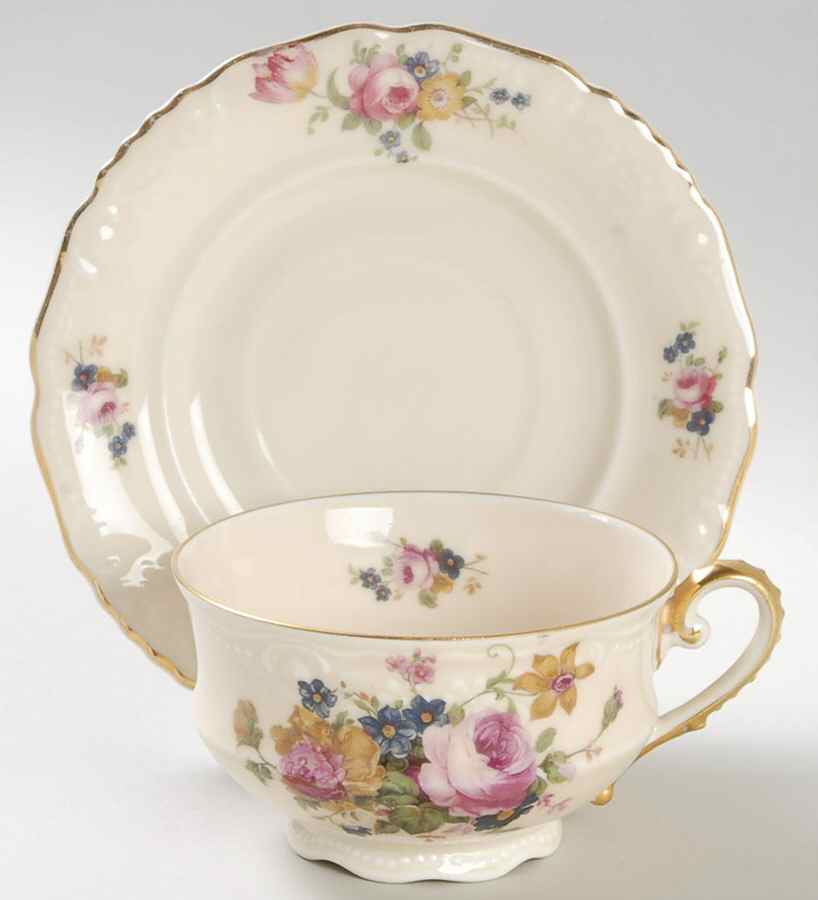 10649 Footed Cup & Saucer Set by Pirkenhammer-1