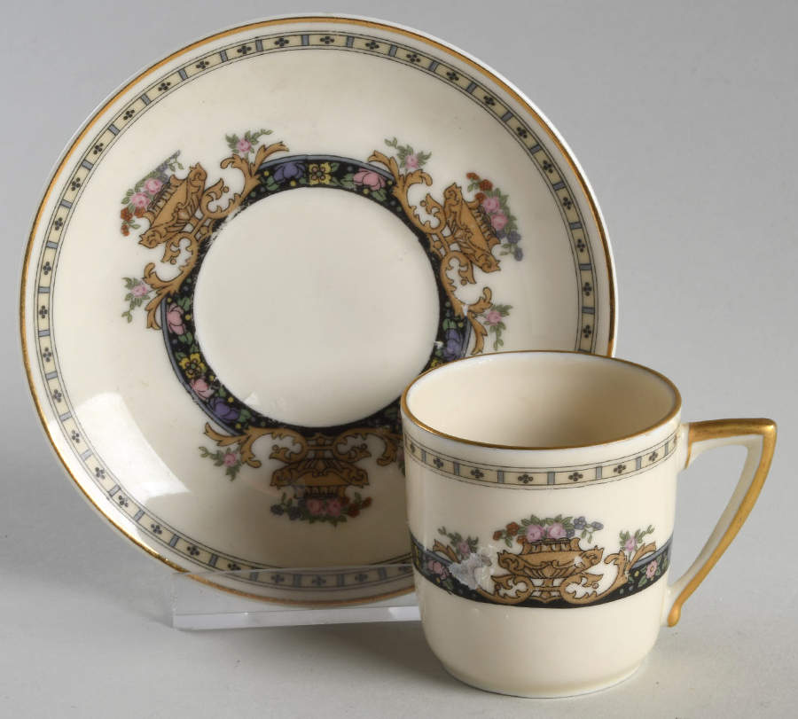 Aladdin Flat Demitasse Cup & Saucer Set by Pirkenhammer-1
