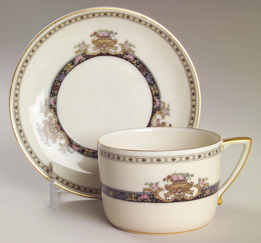 Aladdin Flat Cup & Saucer Set by Pirkenhammer-1