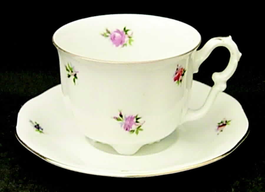 PIR162 Footed Cup & Saucer Set by Pirkenhammer-1