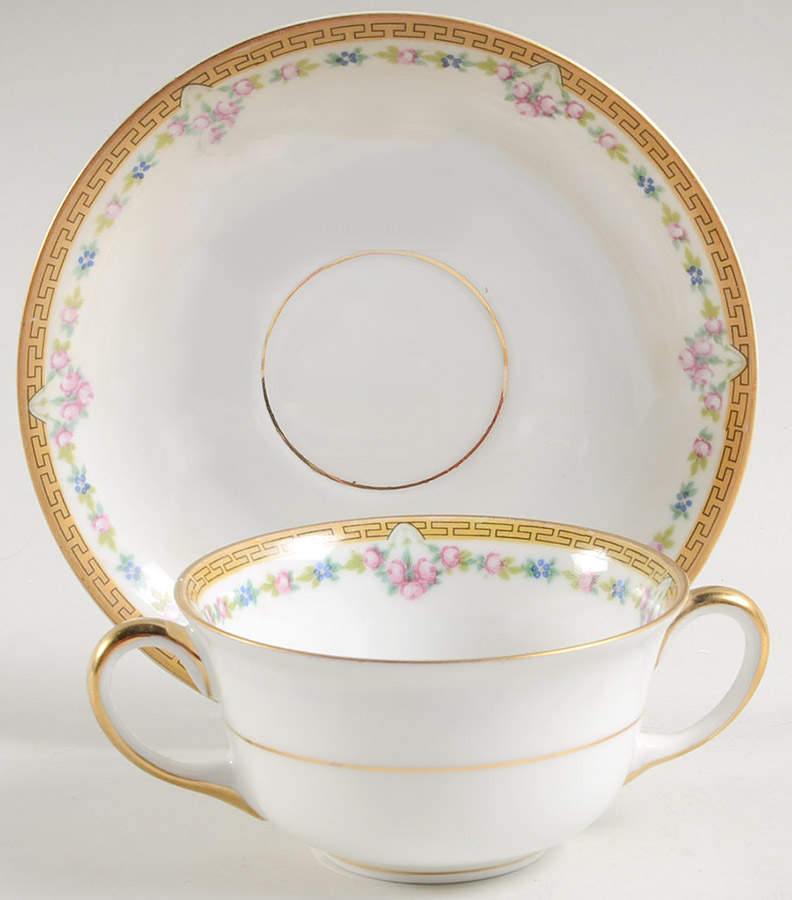 Carmen Flat Bouillon Cup & Saucer by Pirkenhammer-1