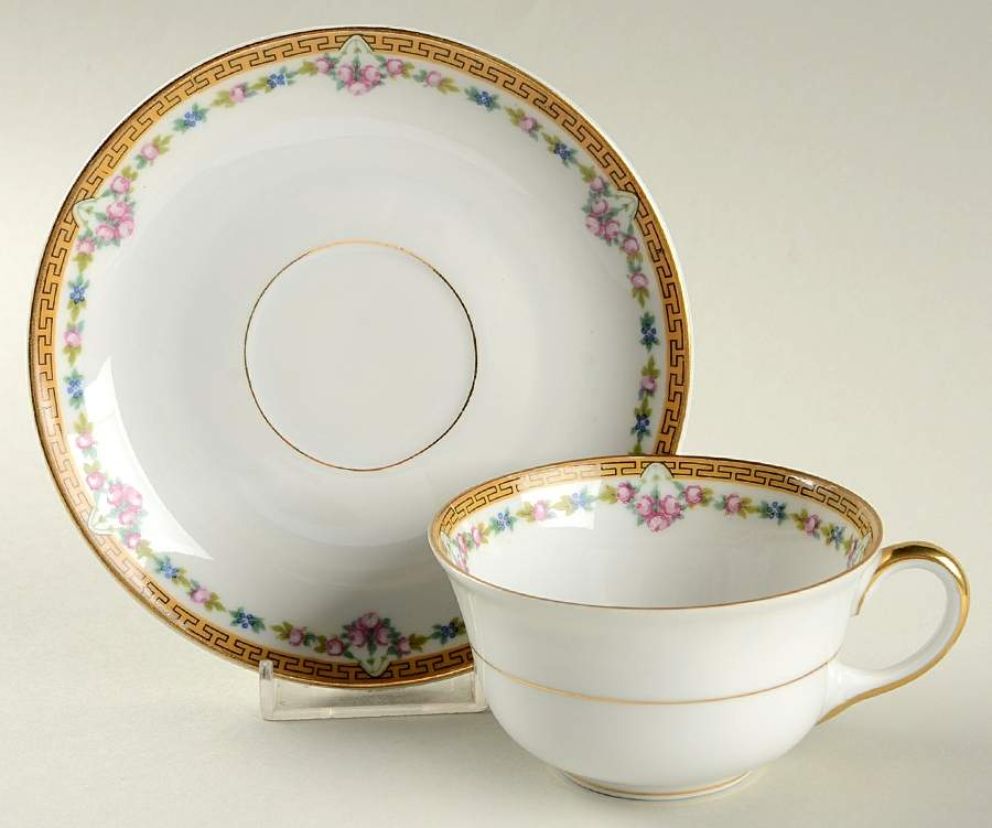 Carmen Flat Cup & Saucer Set by Pirkenhammer-1