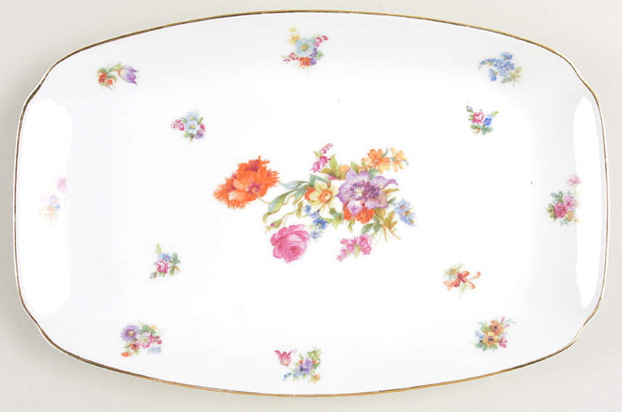 Dresden 12" Oval Serving Platter by Pirkenhammer-1