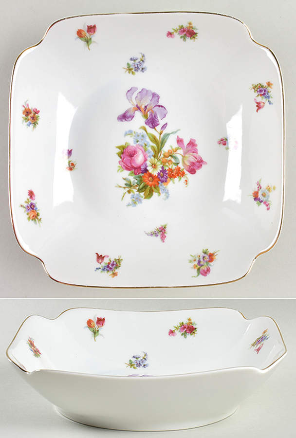 Dresden 8" Square Vegetable Bowl by Pirkenhammer-1