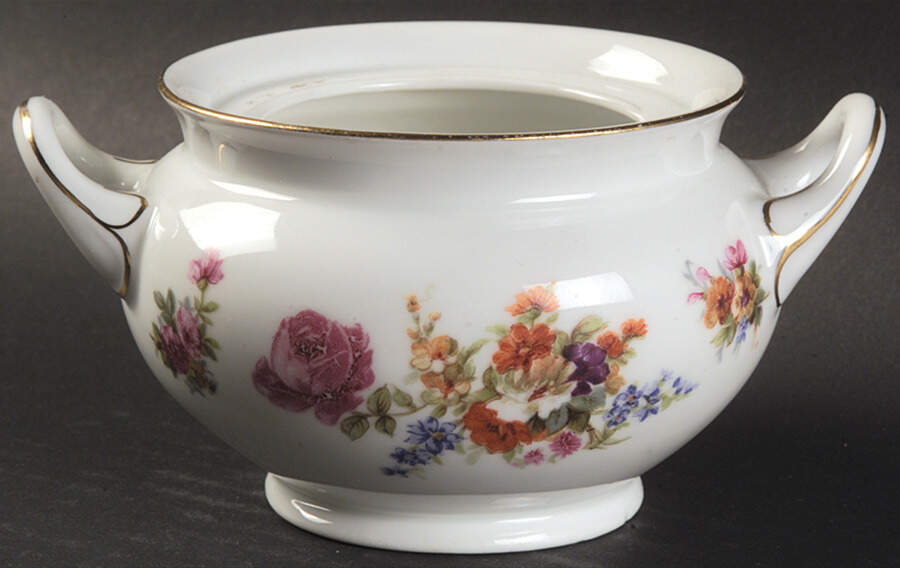 Dresden Sugar Bowl No Lid by Pirkenhammer-1