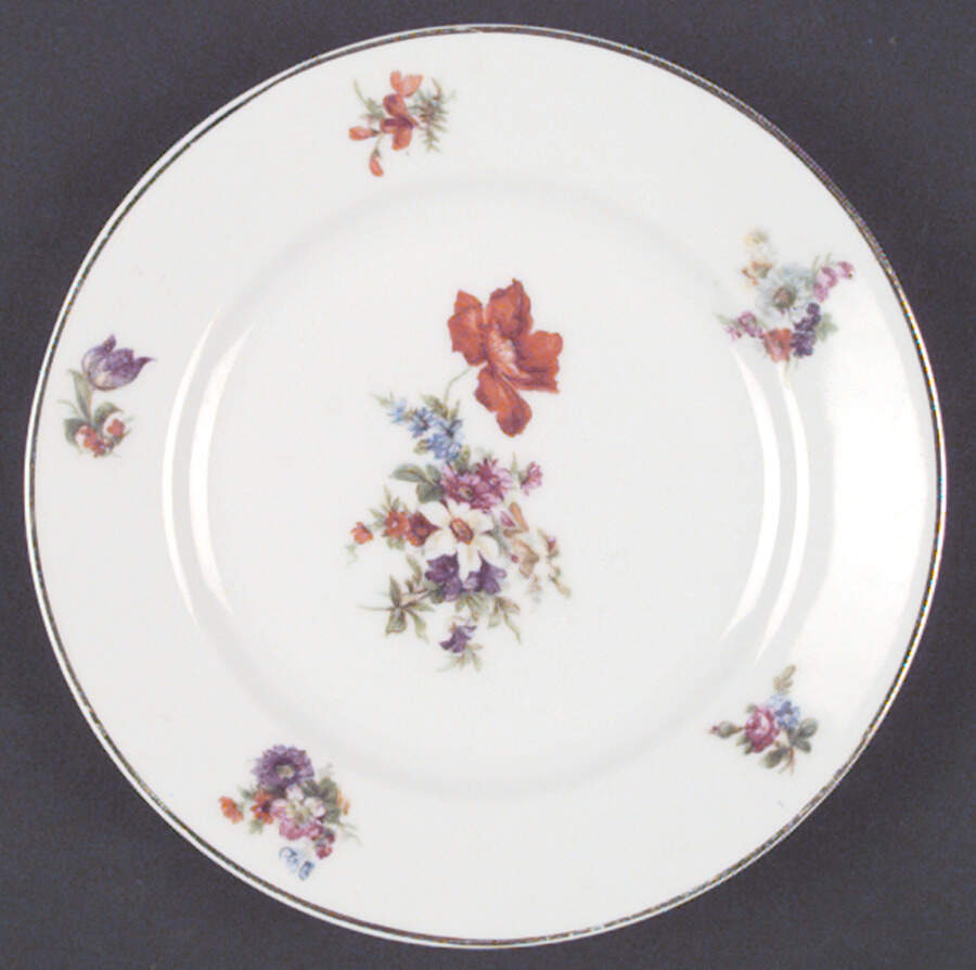 Dresden Bread & Butter Plate by Pirkenhammer-1