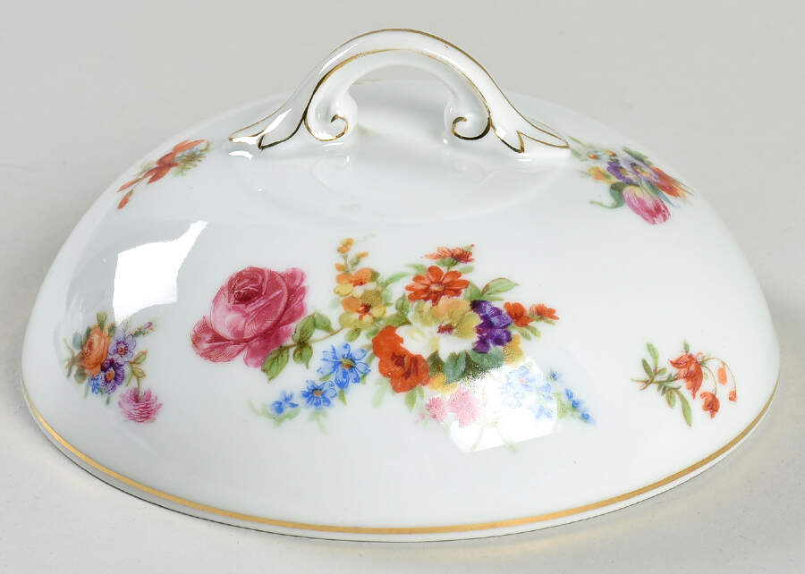 Dresden Lid for Round Butter by Pirkenhammer-1