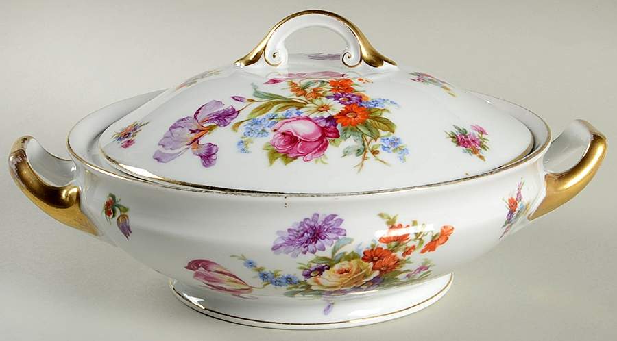 Dresden Round Covered Vegetable by Pirkenhammer-1