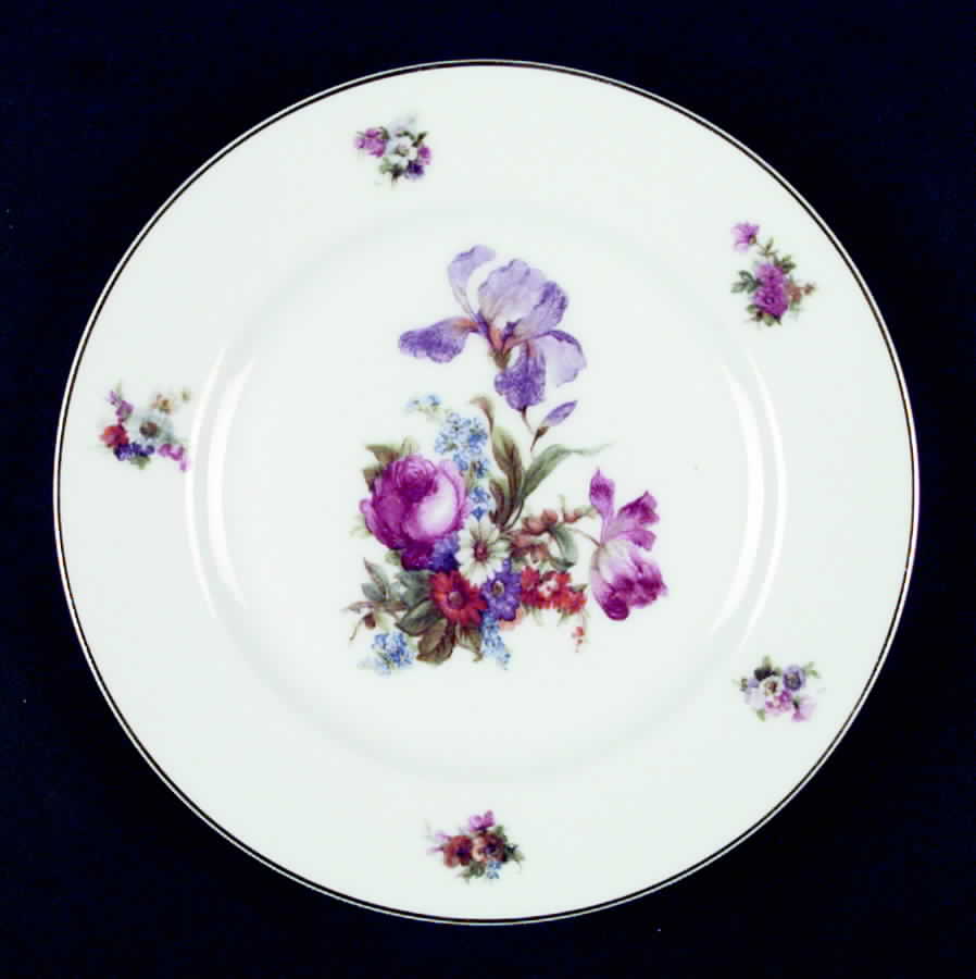 Dresden Salad Plate by Pirkenhammer-1