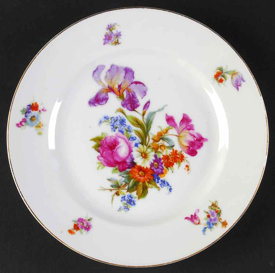 Dresden Dessert/Pie Plate by Pirkenhammer-1