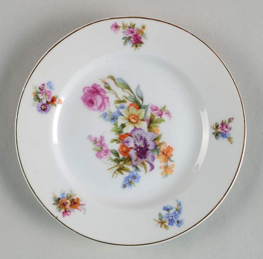 Dresden Bread & Butter Plate by Pirkenhammer-1