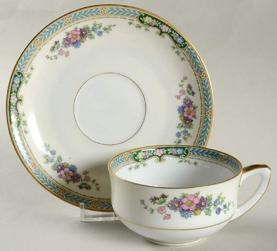 Marquita Flat Cup & Saucer Set by Pirkenhammer-1