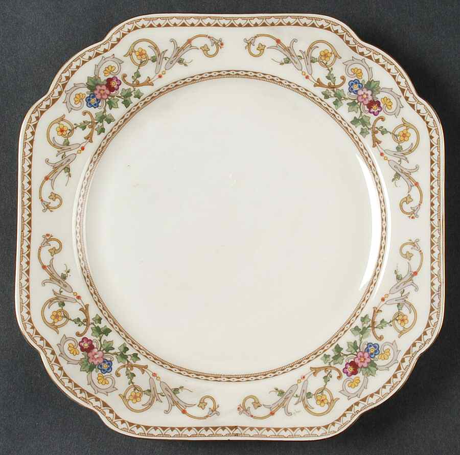 Persian Square Salad Plate by Pirkenhammer-1