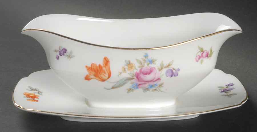 11281 Gravy Boat with Attached Underplate by Pirkenhammer-1