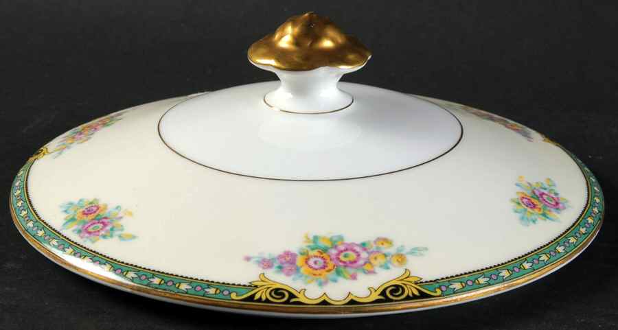 PIR12 (CREAM RIM) Lid for Round Vegetable by Pirkenhammer-1