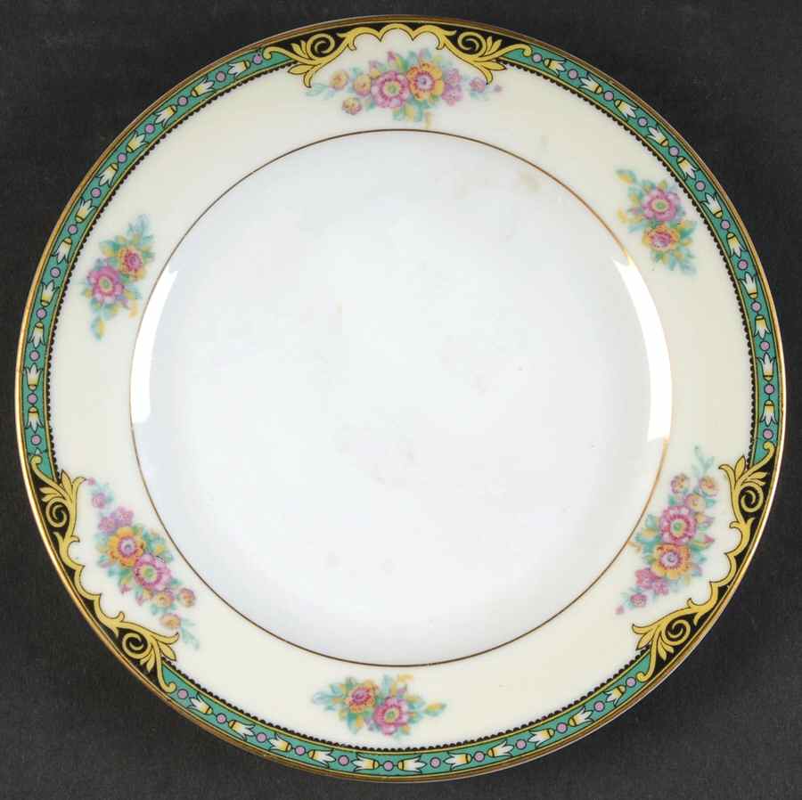 PIR12 (CREAM RIM) Bread & Butter Plate by Pirkenhammer-1