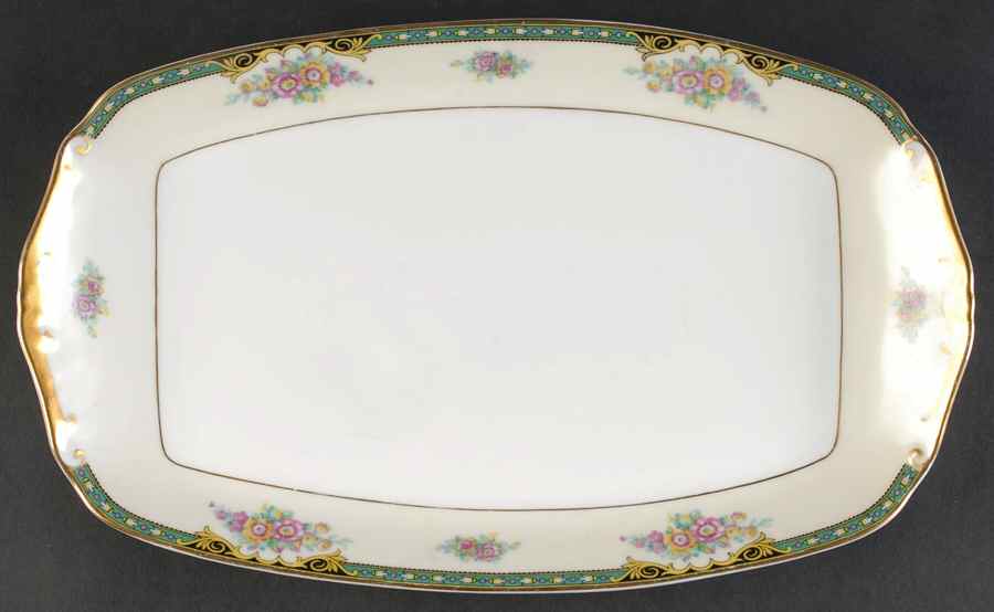 PIR12 (CREAM RIM) 12" Oval Serving Platter by Pirkenhammer-1