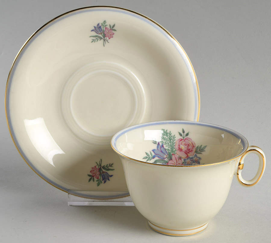 PIR17 Footed Cup & Saucer Set by Pirkenhammer-1