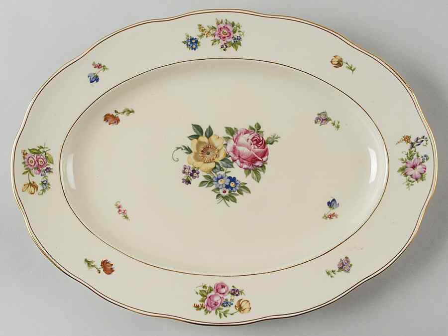 PIR4 13" Oval Serving Platter by Pirkenhammer-1