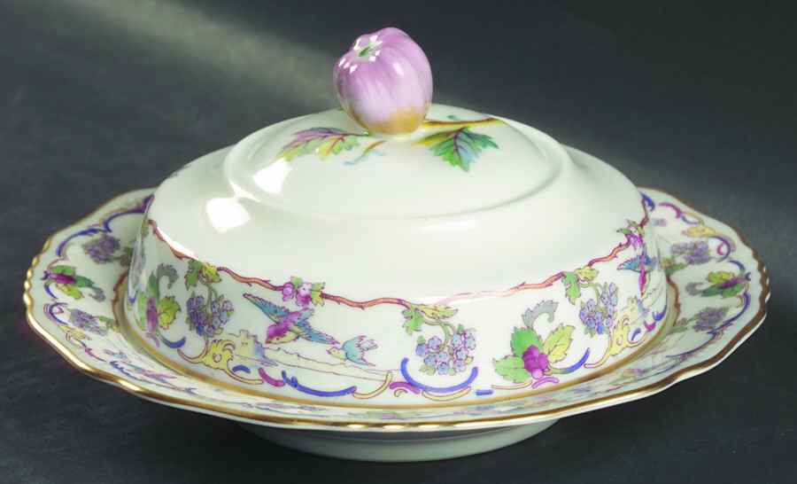 Roma Round Covered Butter by Pirkenhammer-1