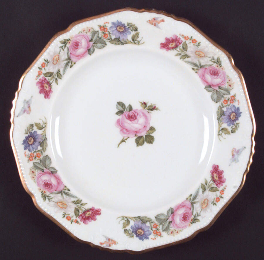Rosedale Salad Plate by Pirkenhammer-1