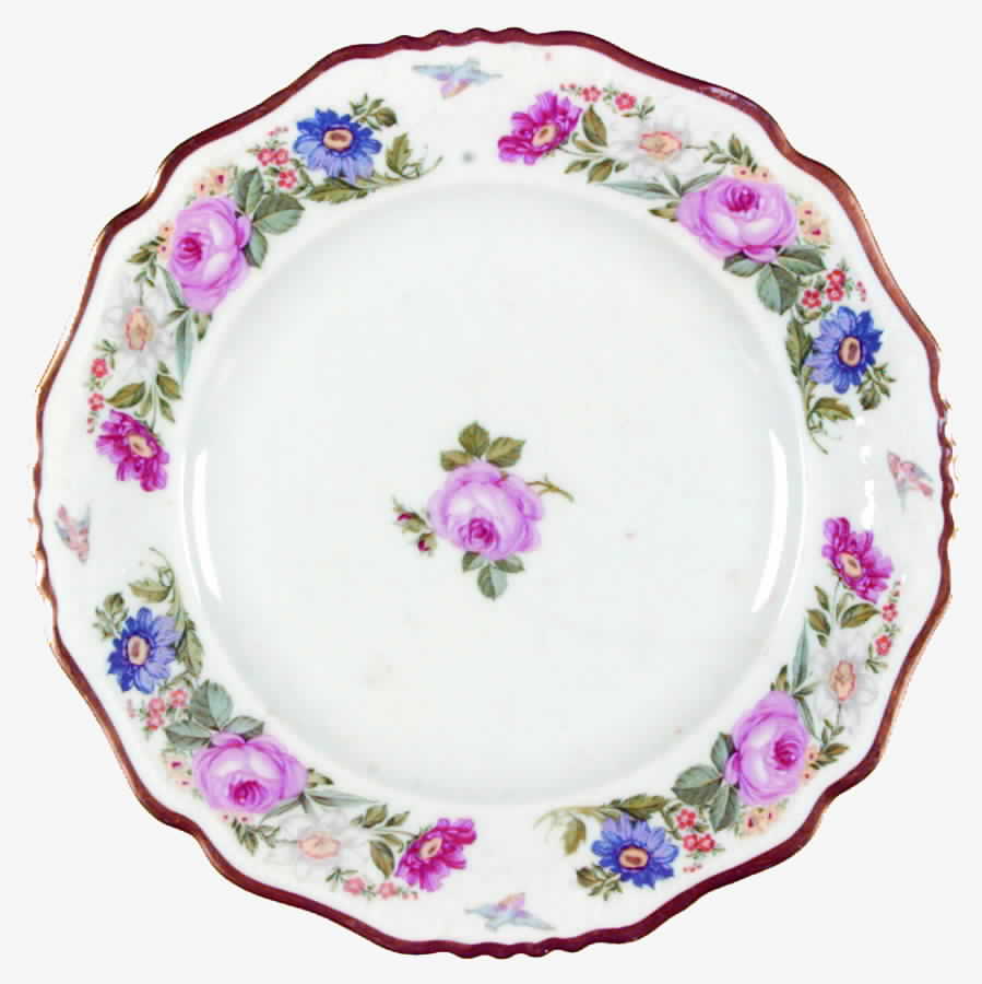 Rosedale Dinner Plate by Pirkenhammer-1