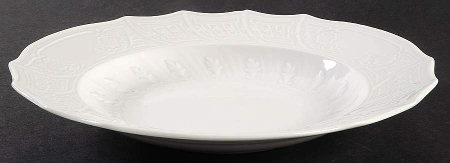 Rose (NO TRIM) Large Rim Soup Bowl by Pirkenhammer-1