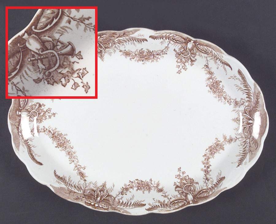 Aquilla 14" Oval Serving Platter by Pitcairns-1