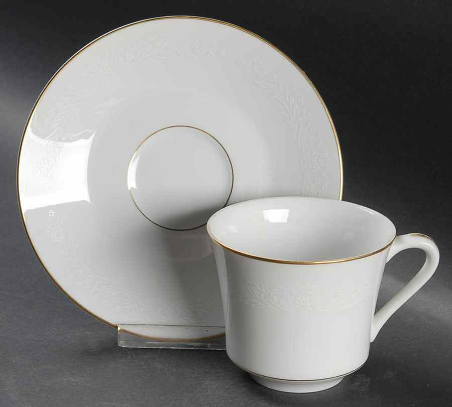 Windsor Flat Cup & Saucer Set by Parkleigh-1