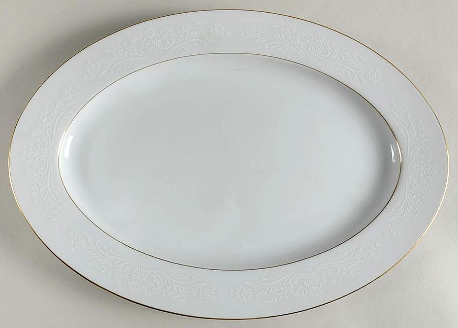 Windsor 14" Oval Serving Platter by Parkleigh-1