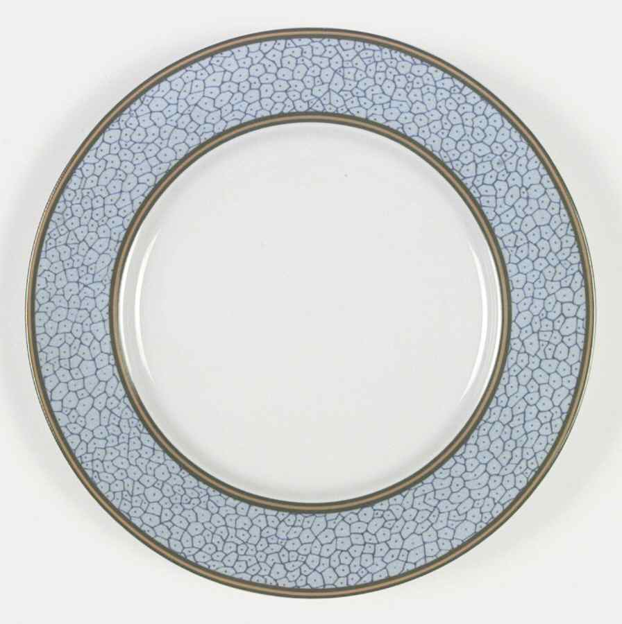 Babylon Blue Dinner Plate by Porcelaine de Limoges-1