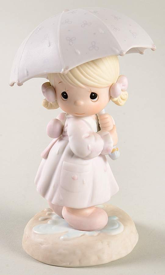 April-Calendar Girl Cedar Tree-April - Cedar Tree Trademark With Box by Precious Moments-1