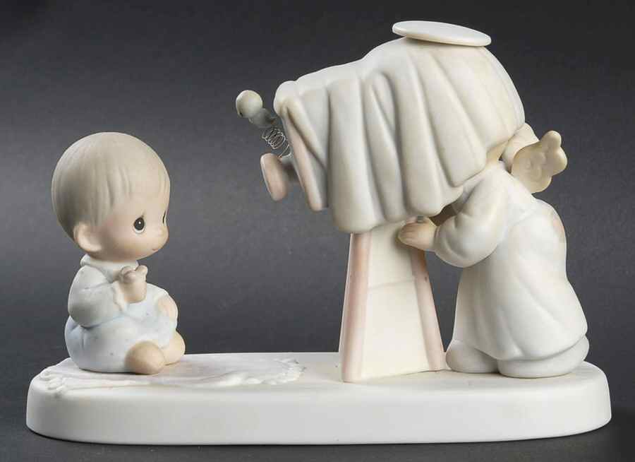 Baby's First Picture Cross Mark-Baby's First Picture - Cross Trademark, No Box by Precious Moments-1
