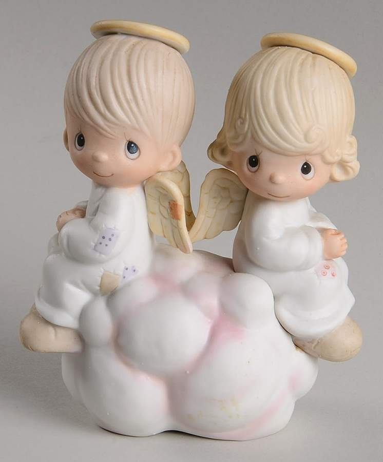 But Love Goes on Forever Unmarked-But Love Goes On Forever - No Trademark, No Box by Precious Moments-1